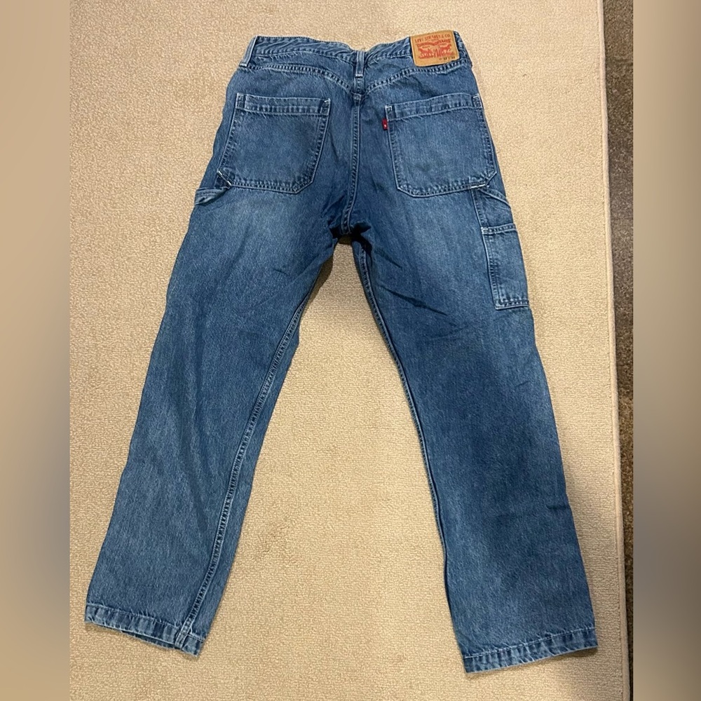 Levi Work Jeans. 33 waist 32 length